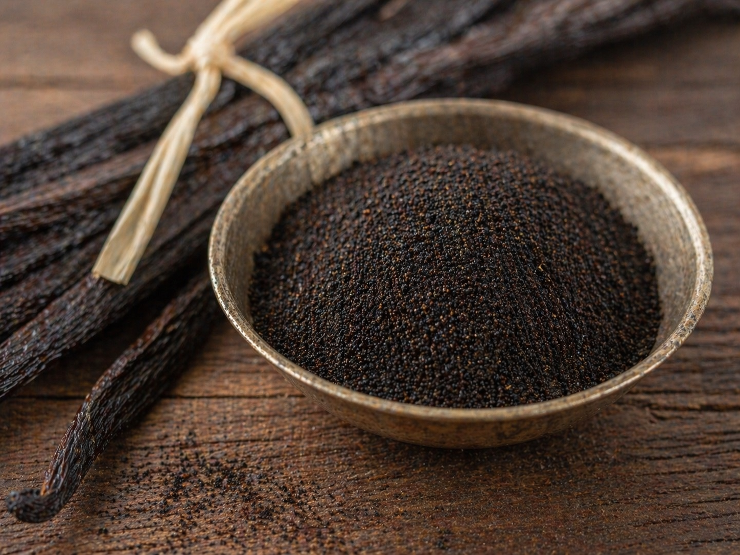 Poudre de vanille pure — 100% Vanilla planifolia, sans additif